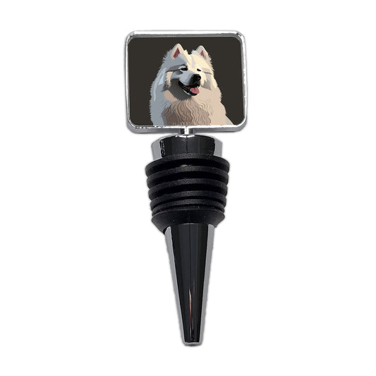 Samoyed Dog Beautiful Wine Bottle Stopper