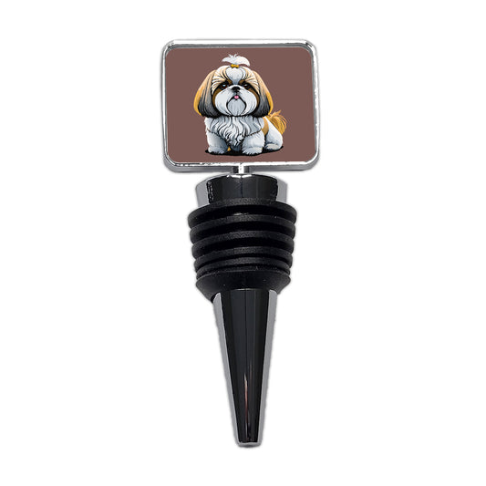 Shih Tzu Dog Cute Wine Bottle Stopper