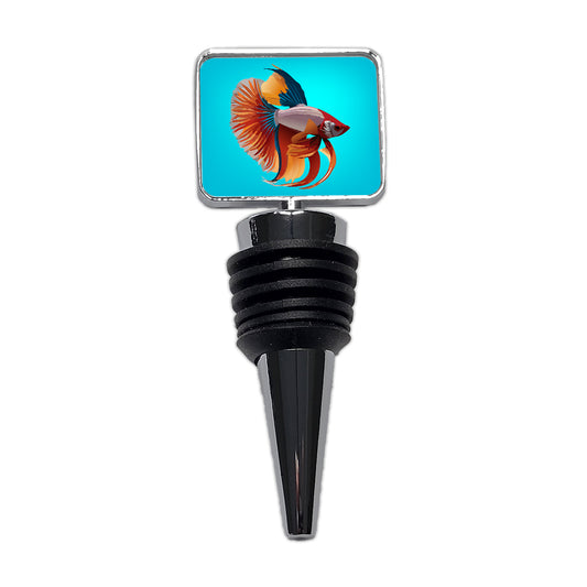 Siamese Fighting Fish Betta Freshwater Wine Bottle Stopper