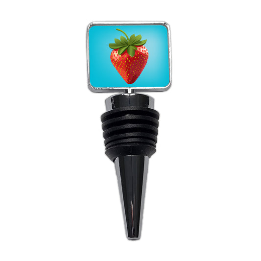 Strawberry Fruit Wine Bottle Stopper
