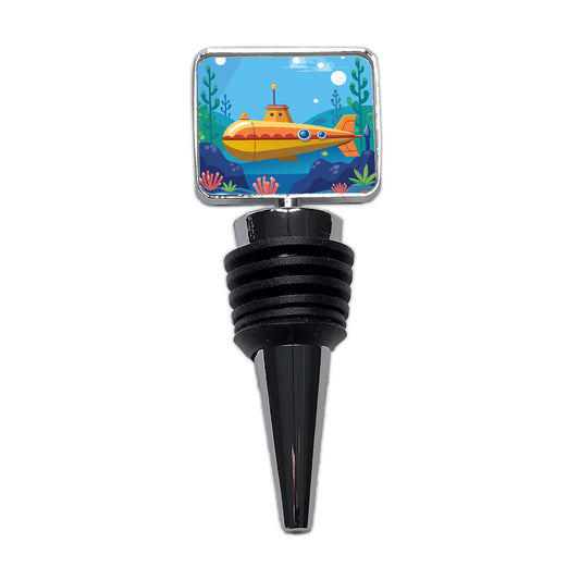 Submarine Under Water Wine Bottle Stopper