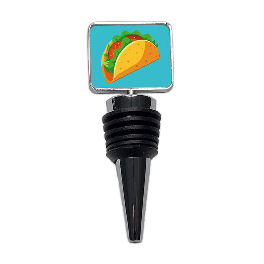 Taco Crispy Mexican Food Wine Bottle Stopper