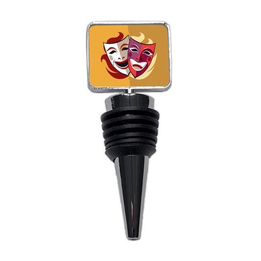 Theater Drama Masks Theatre Acting Actors Wine Bottle Stopper