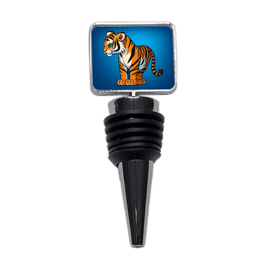 Tiger Cute Standing Wine Bottle Stopper