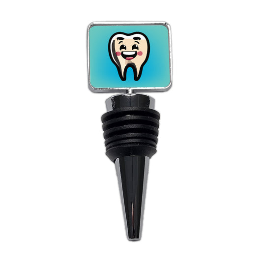 Tooth Happy Dentist Wine Bottle Stopper