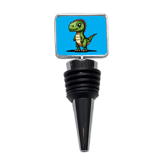 T-Rex Tyrannosaurus Dinosaur Cute Wine Bottle Stopper
