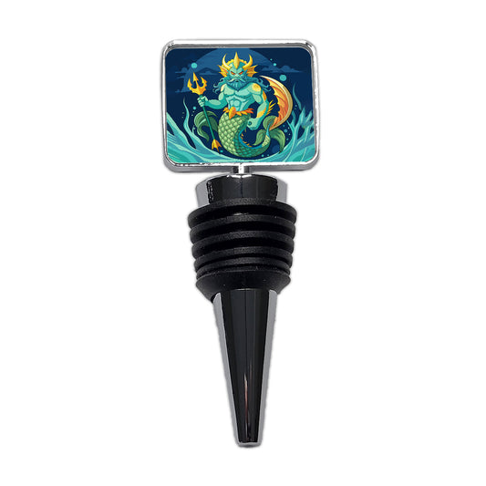 Triton Sea God Greek Mythology Wine Bottle Stopper