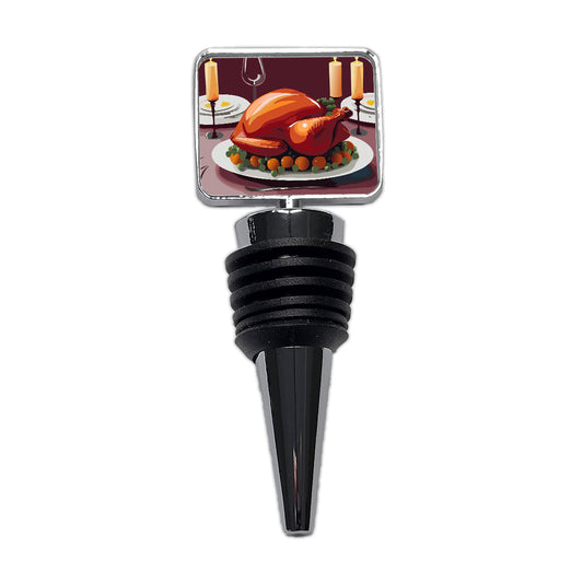 Turkey Thanksgiving Wine Bottle Stopper