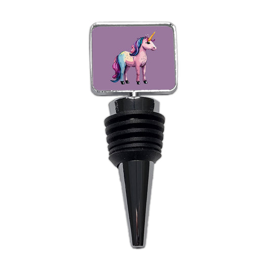 Unicorn Standing Colorful Wine Bottle Stopper