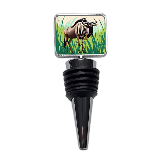 Wildebeest Africa Animal Wine Bottle Stopper