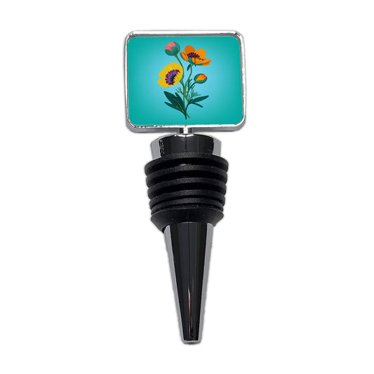Wildflowers Wild Flowers Spring Nature Wine Bottle Stopper