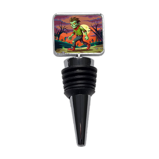Zombie Walking Wine Bottle Stopper
