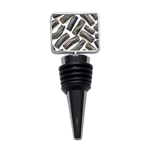 Black Licorice Wine Bottle Stopper