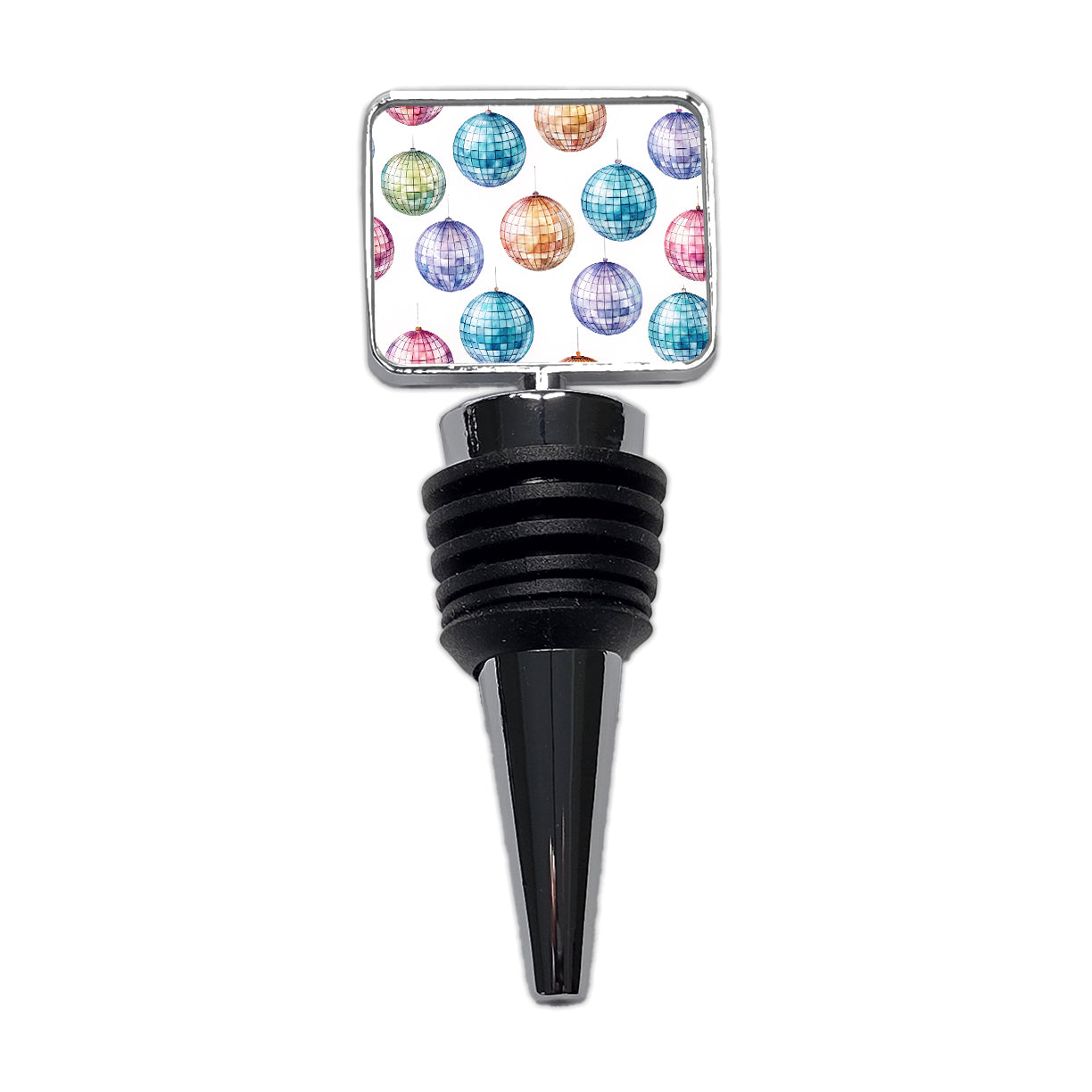 Colorful Disco Balls Wine Bottle Stopper