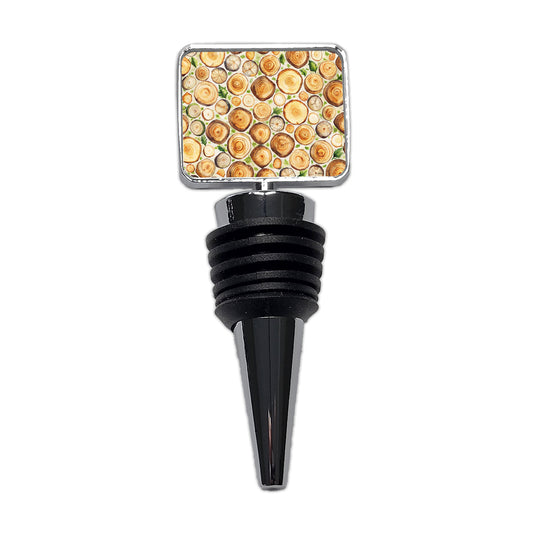 Lots Of Logs Wine Bottle Stopper