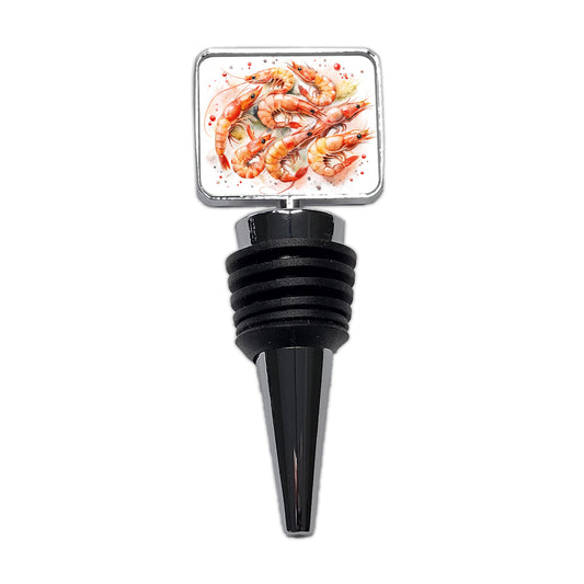 Lots Of Shrimp Wine Bottle Stopper