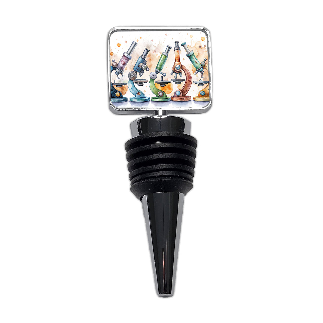 Microscopes Science Scientist Lab Biology Teacher Wine Bottle Stopper