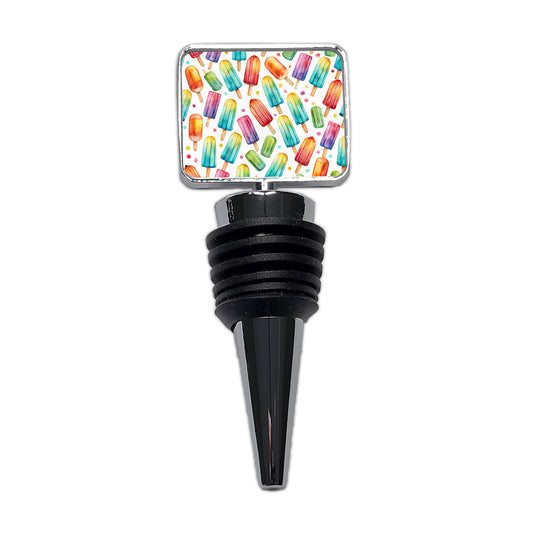 Popsicles Fun Colorful Wine Bottle Stopper