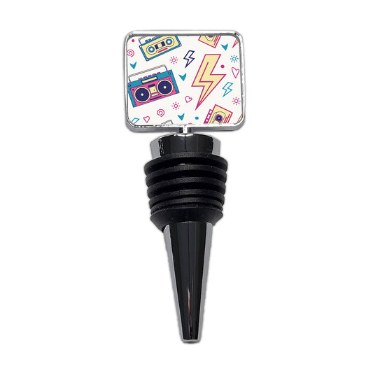 80's Eighties Theme Style Wine Bottle Stopper