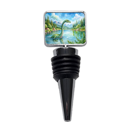 Loch Ness Monster Nessie In Scotland Highlands Lake Wine Bottle Stopper
