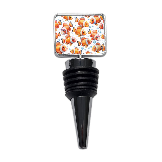 Lots Of Sweet Clownfish Wine Bottle Stopper