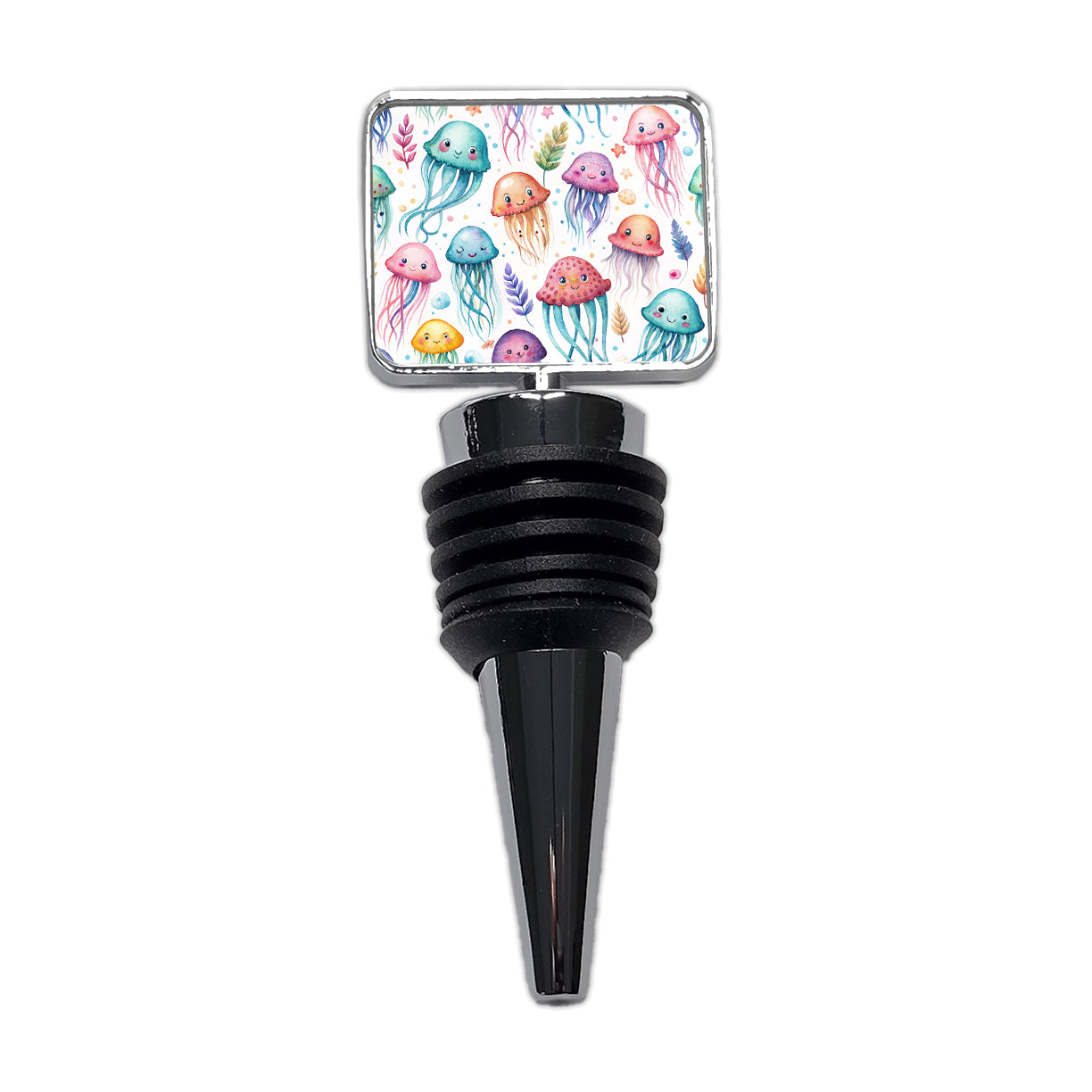 Lots Of Sweet Jellyfish Wine Bottle Stopper