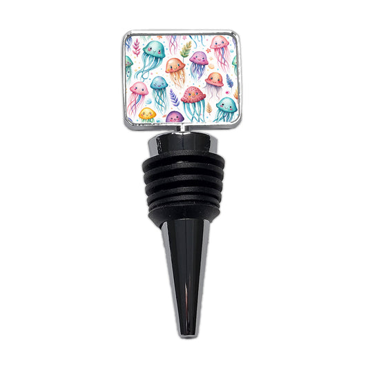 Lots Of Sweet Jellyfish Wine Bottle Stopper