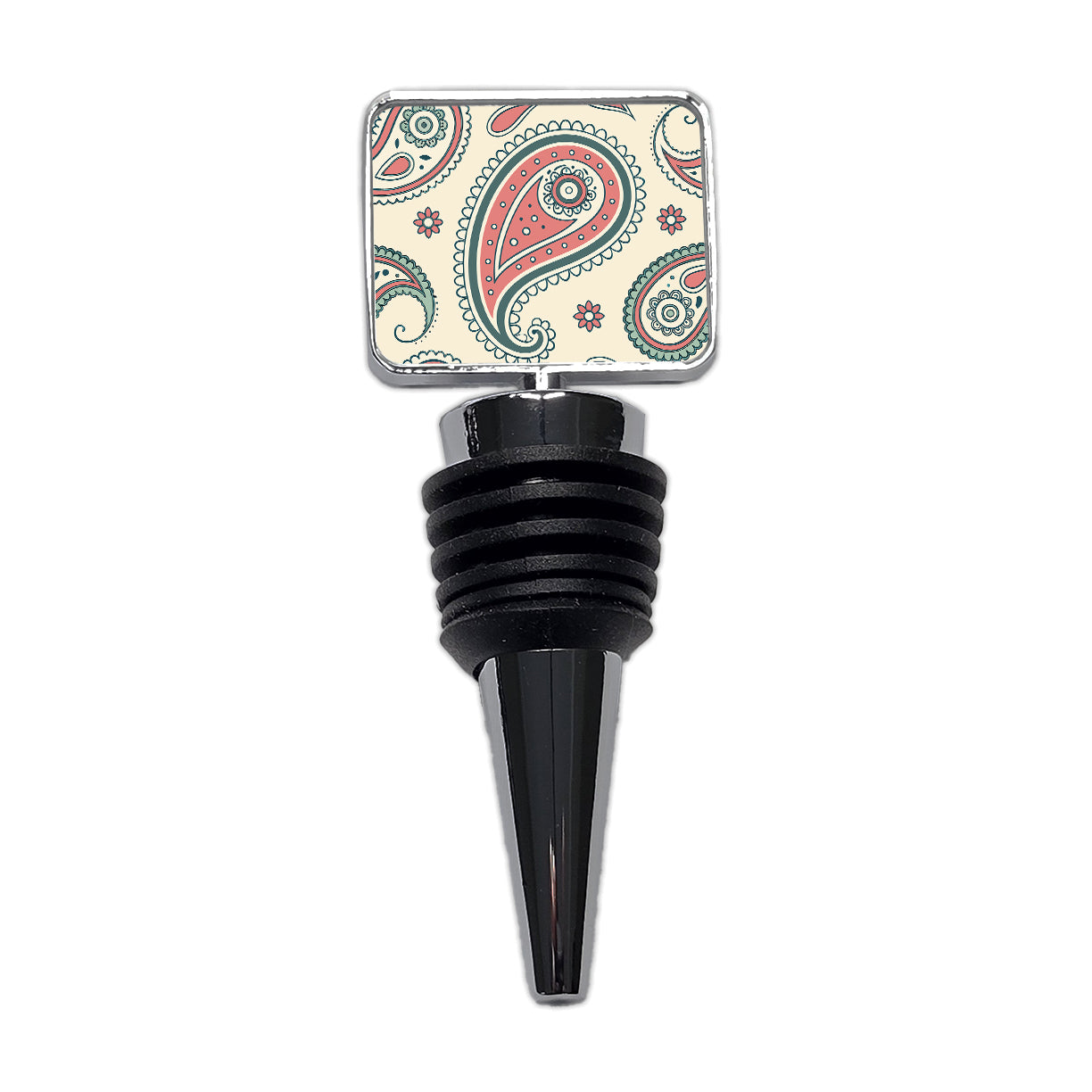 Paisley Pattern Wine Bottle Stopper