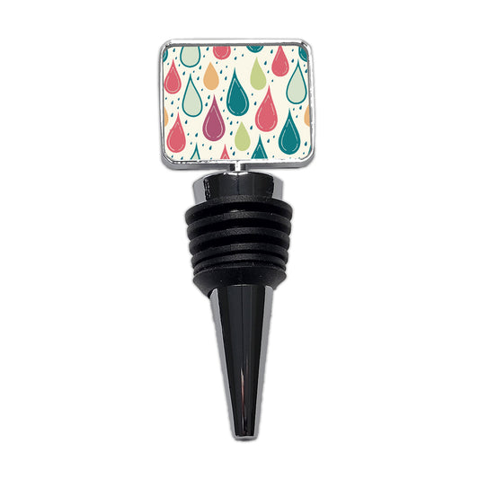 Rain Water Droplets Cute Wine Bottle Stopper