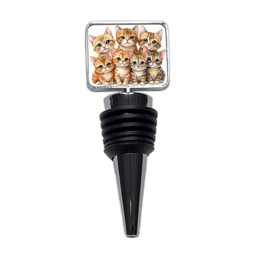 Sweet Havana Brown Cats Wine Bottle Stopper