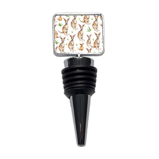 Sweet Kangaroos Wine Bottle Stopper