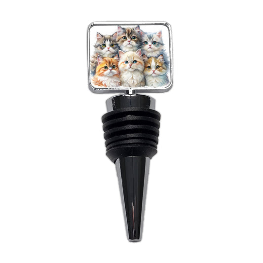 Sweet Persian Cats Wine Bottle Stopper