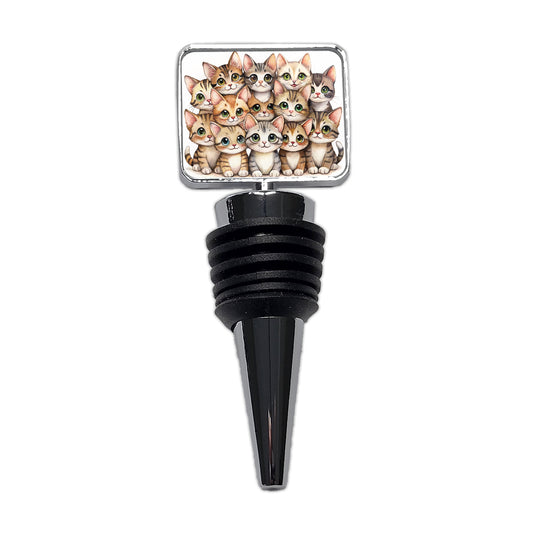 Sweet Sokoke Cats Wine Bottle Stopper