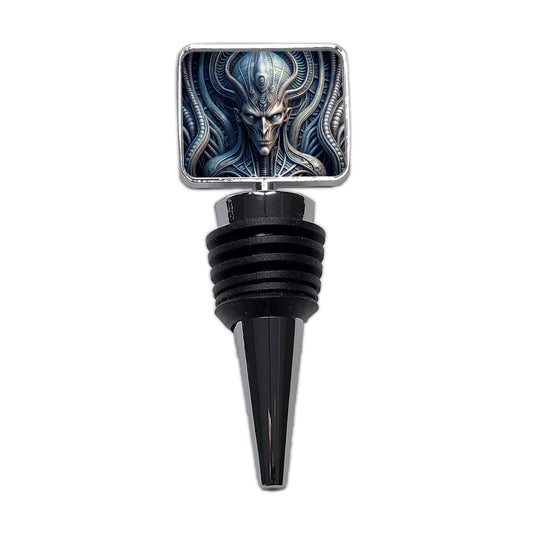 Alien Creature Creepy Horror Sci-Fi Wine Bottle Stopper