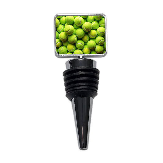 Lots Of Tennis Balls Wine Bottle Stopper