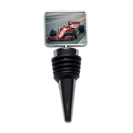Red Racing Sports Car Wine Bottle Stopper