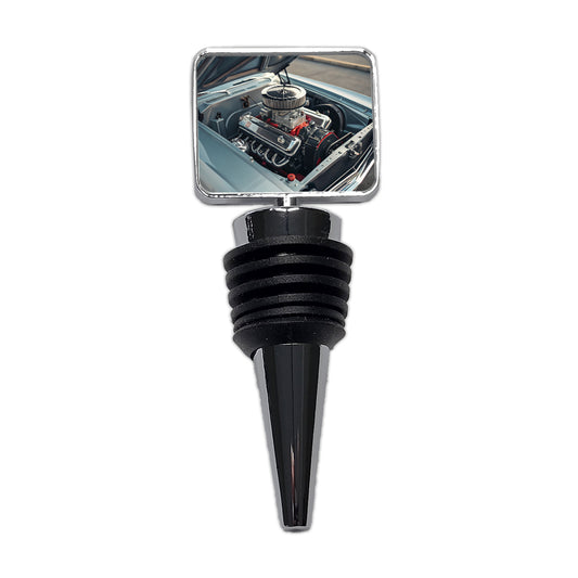 V8 Engine In Classic Muscle Car Wine Bottle Stopper