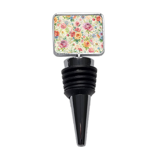 Ditsy Floral Flowers Pattern Wine Bottle Stopper