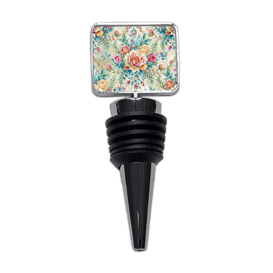 Elegant Bohemian Wallpaper Wine Bottle Stopper
