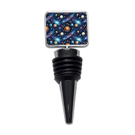 Galaxy Outer Space Astronomy Pattern Wine Bottle Stopper