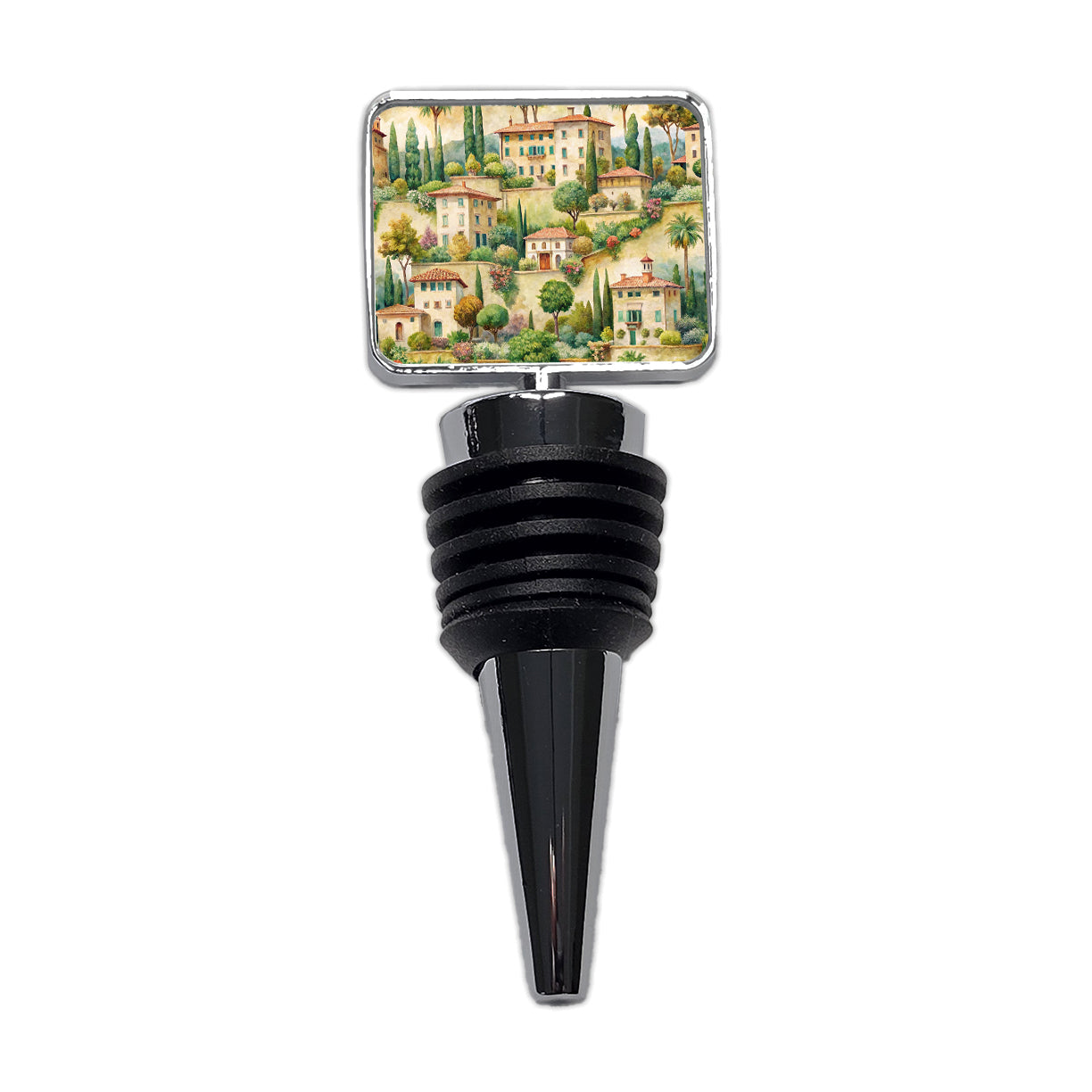 Italian Villa Town Italy Wine Bottle Stopper