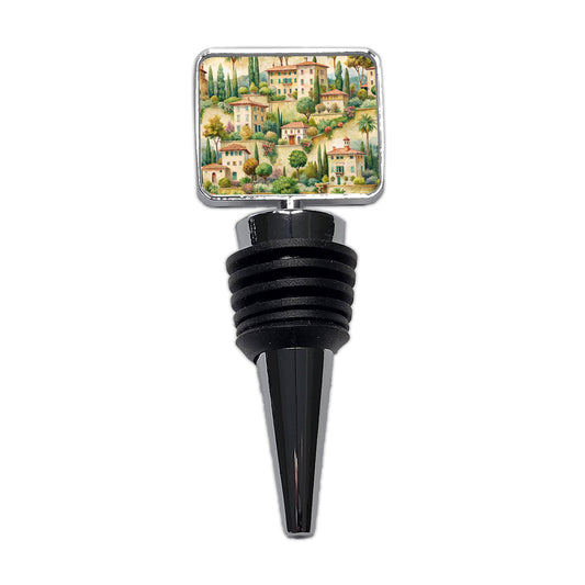Italian Villa Town Italy Wine Bottle Stopper
