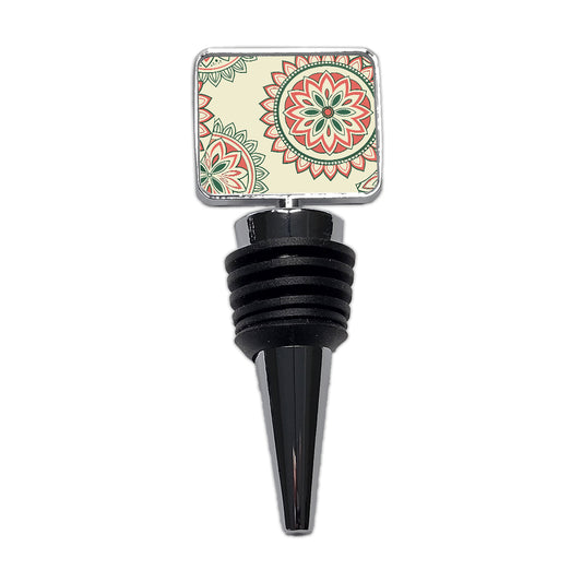 Mandala Design Wine Bottle Stopper
