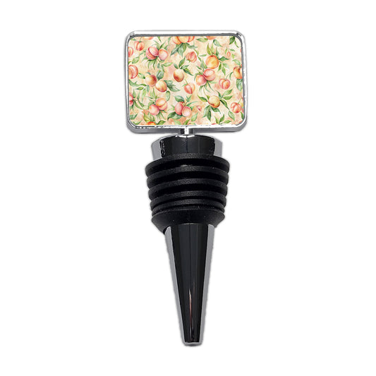 Peaches And Cream Wallpaper Wine Bottle Stopper
