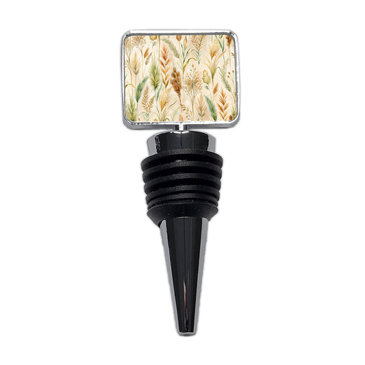 Wild Grasses Wheat Pattern Wine Bottle Stopper