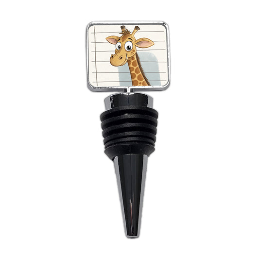 Giraffe Mug Shot Wine Bottle Stopper