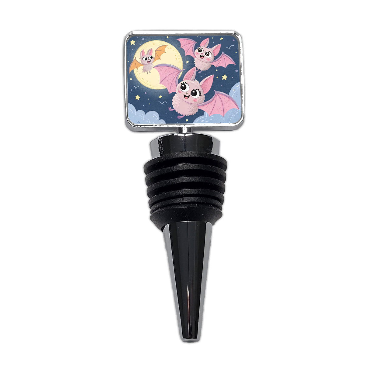 Kawaii Bats Wine Bottle Stopper