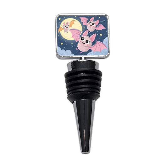 Kawaii Bats Wine Bottle Stopper