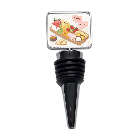 Kawaii Charcuterie Board Wine Bottle Stopper