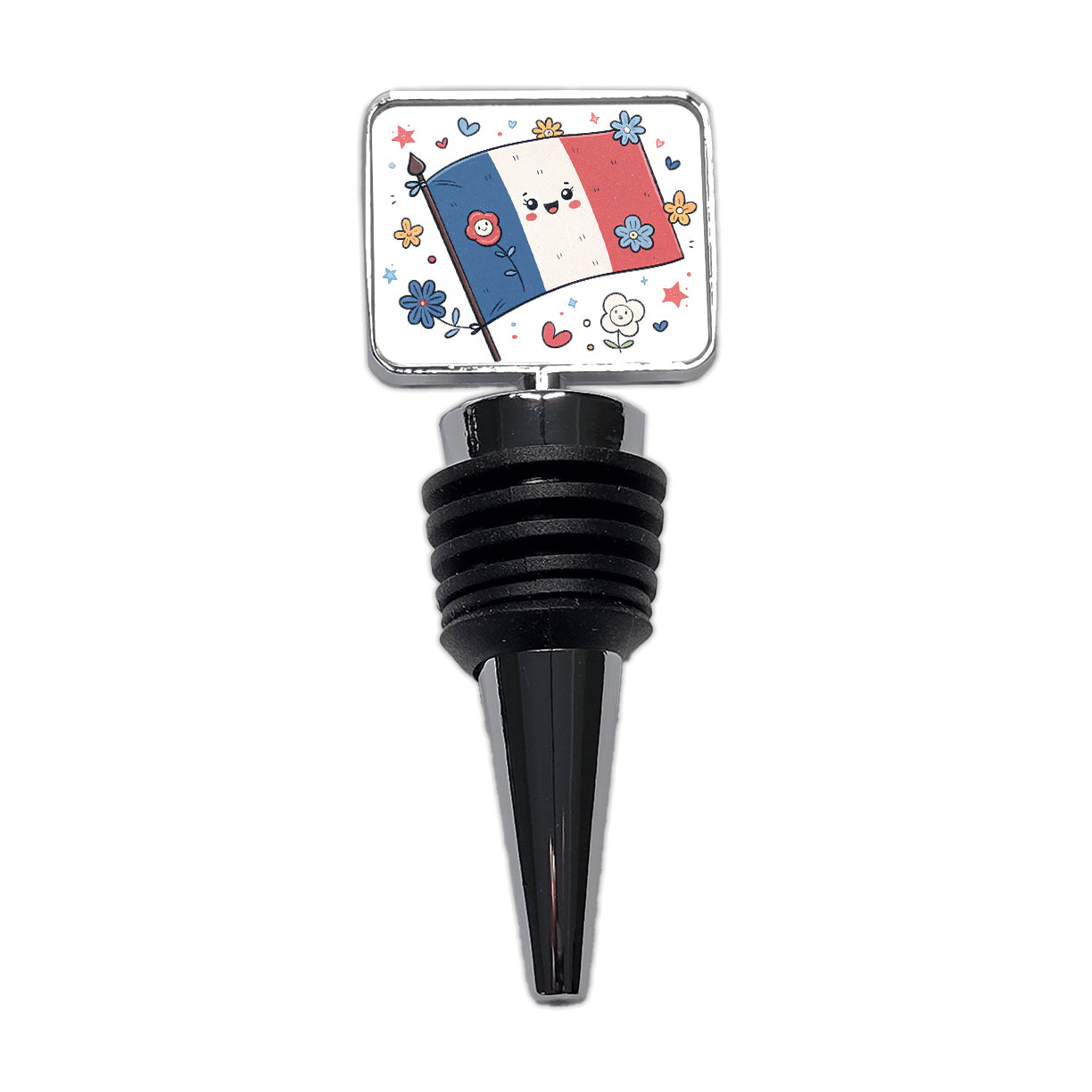 Kawaii France Flag Wine Bottle Stopper